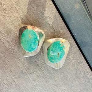 Sterling Silver and Turquoise Earrings